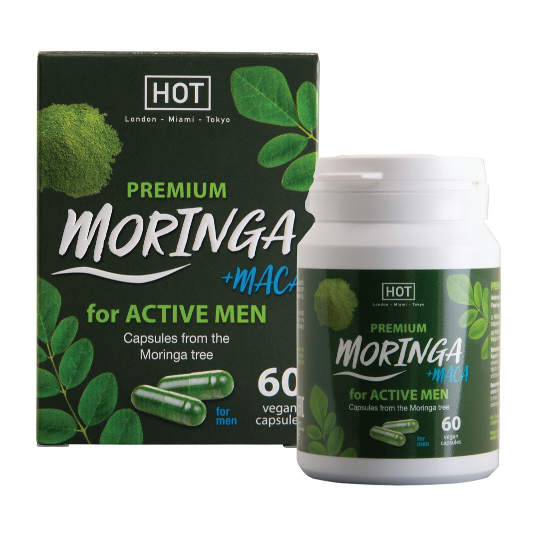 Pure Moringa + Maca Man Power maisto papildas vyrams