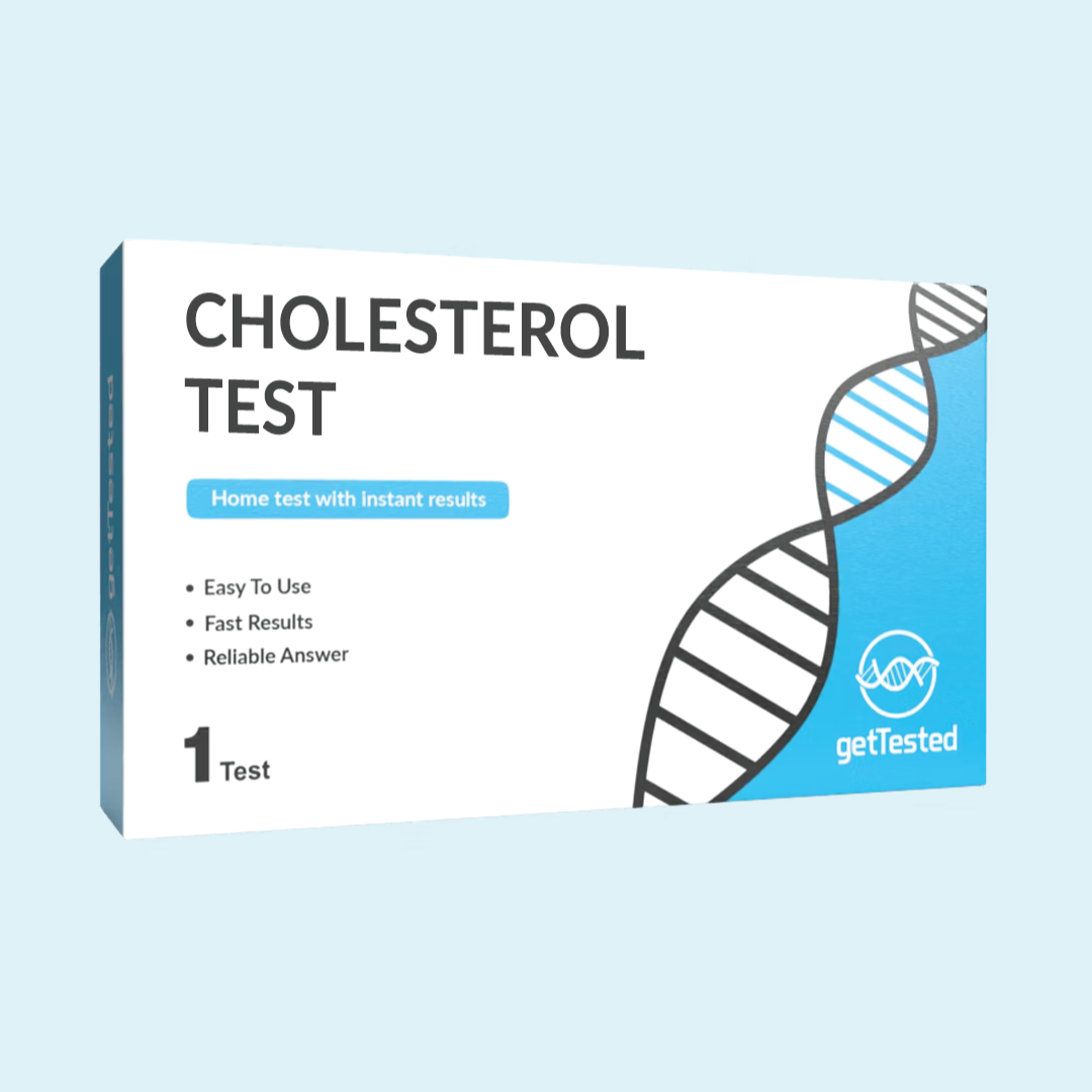 GetTested cholesterolio testas