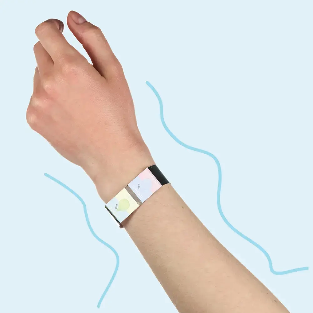 GetTested gėrimo testavimo apyrankė