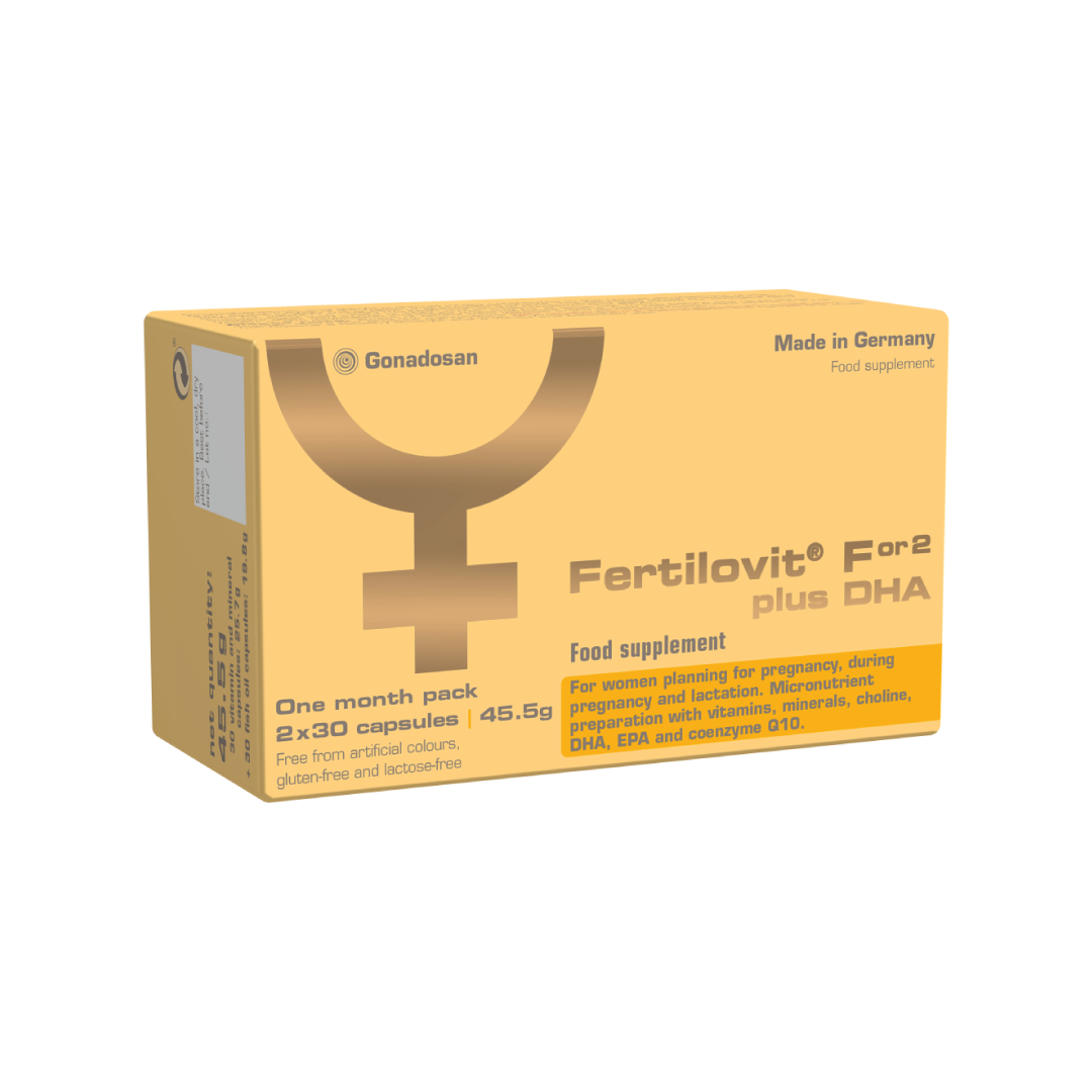 Fertilovit For2 PLUS DHA moterims, nėštumo ir žindymo laikotarpiu