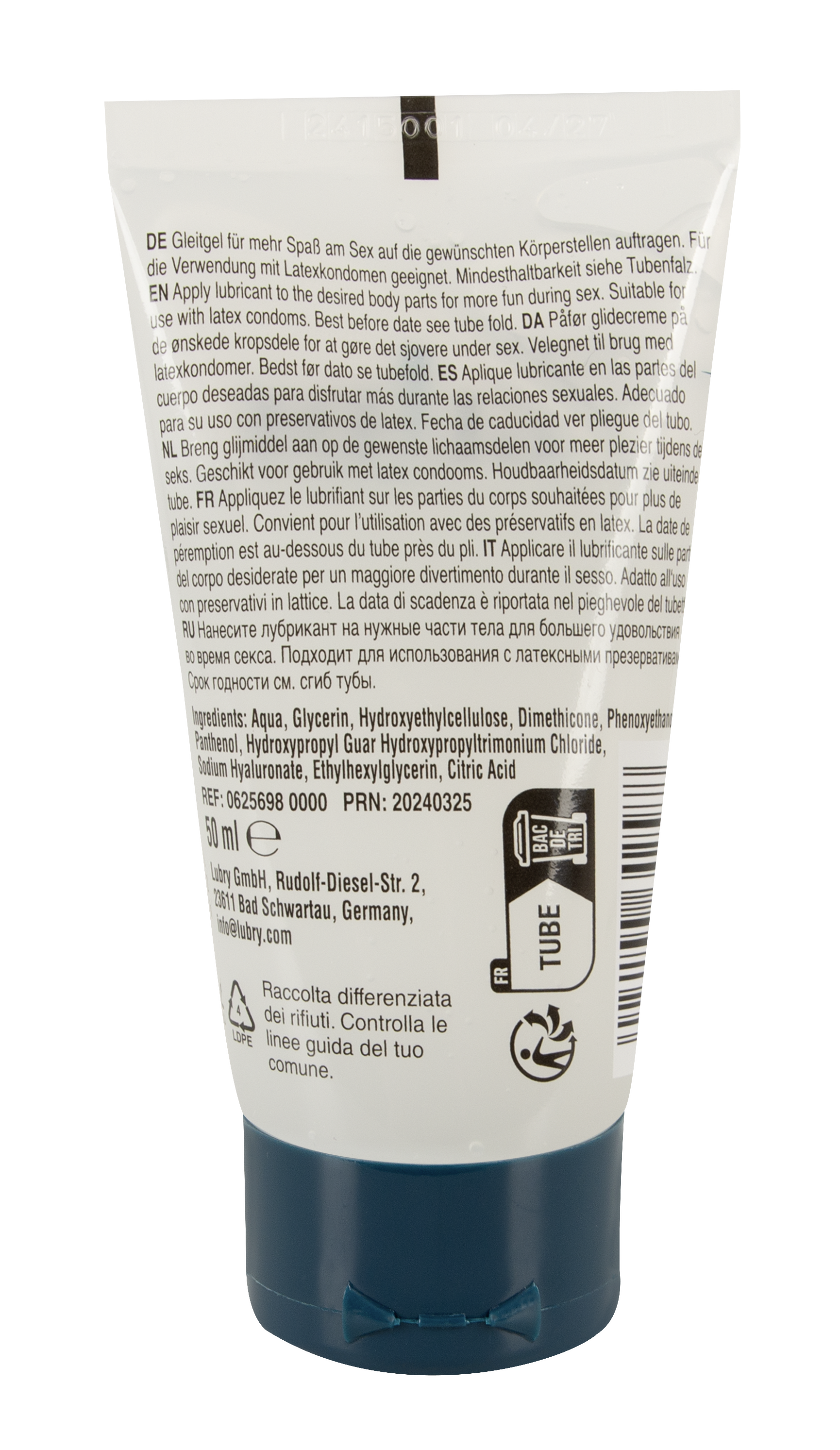 Analinis lubrikantas JUST GLIDE Premium Anal (50 ml)